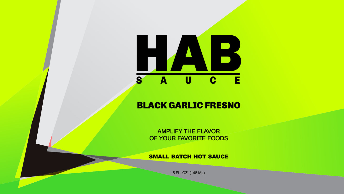 Black Garlic Fresno - Label Art By: Jerry Inscoe