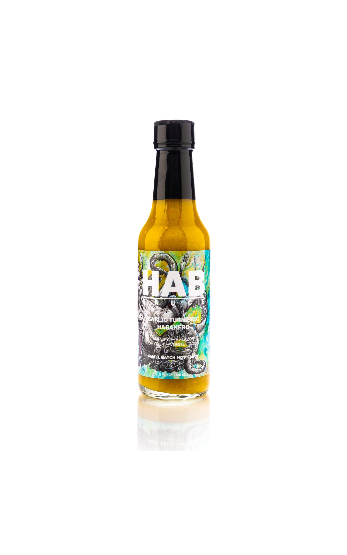 Garlic Turmeric Habanero Label by Tai Taeoalii