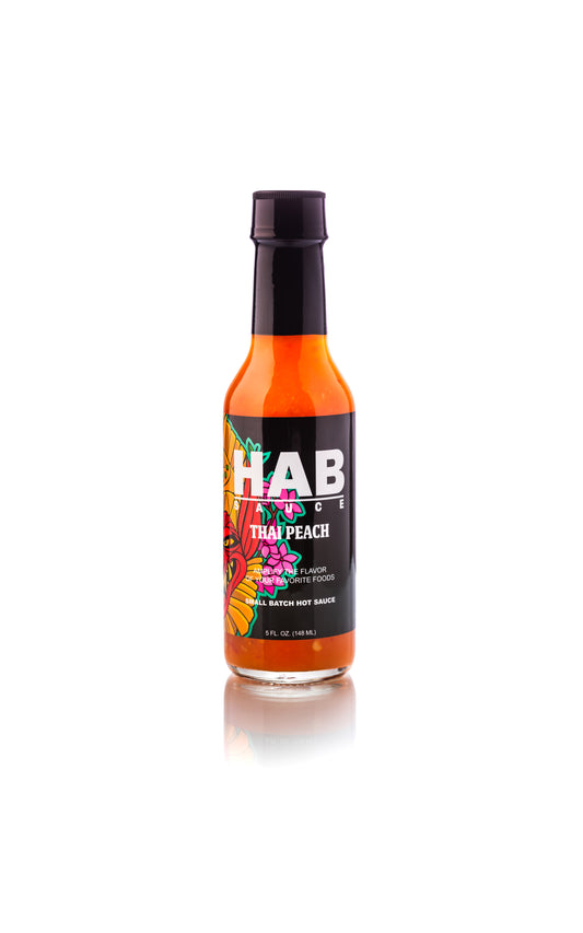 Thai Peach HAB Sauce Label by @kujoRock