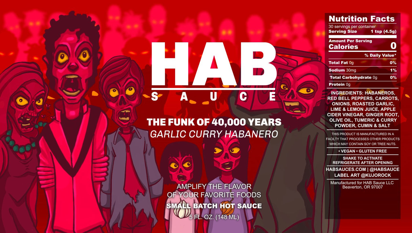 The Funk of 40k Years Garlic Curry Habanero