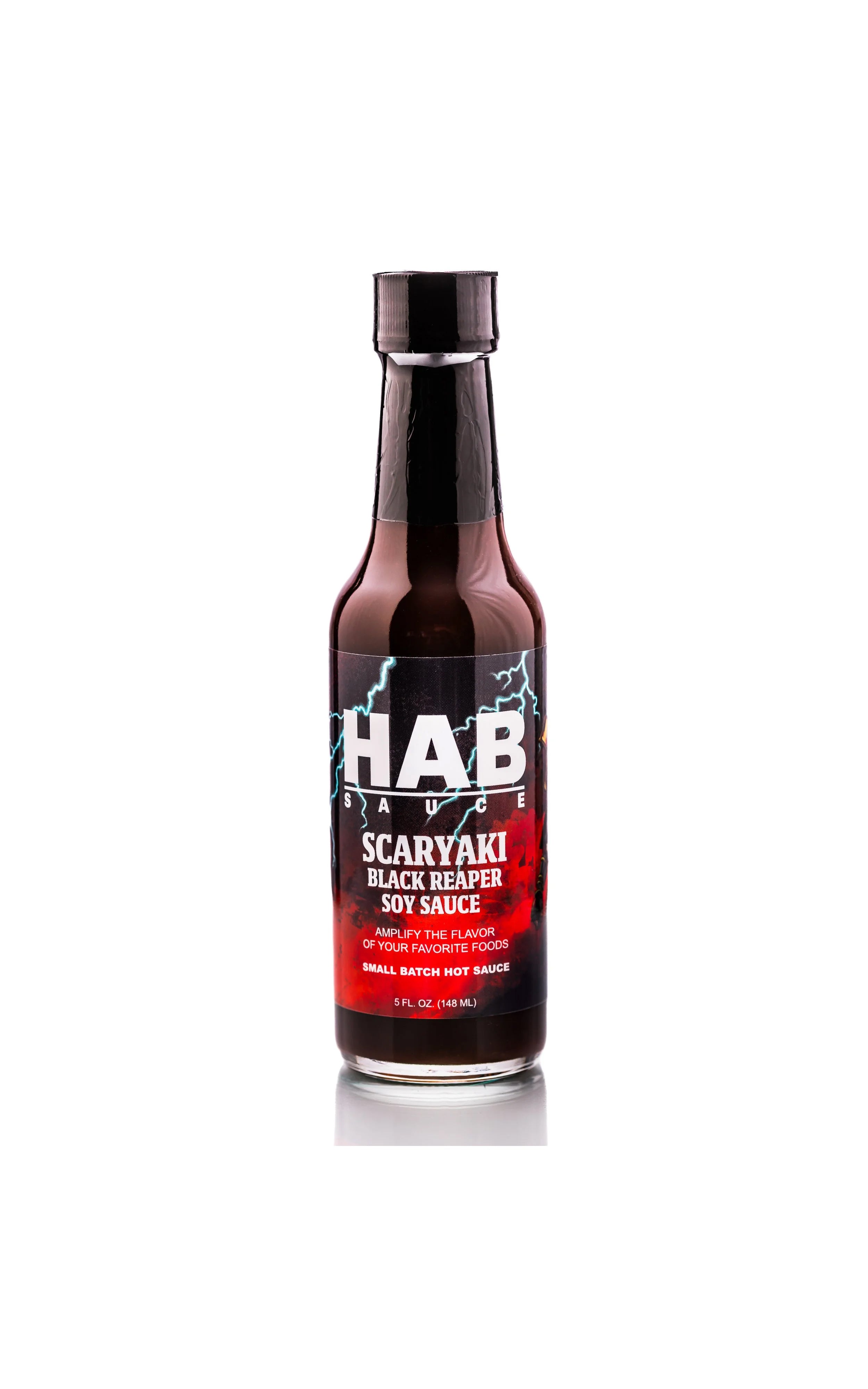 Scaryaki Black Reaper Soy Sauce | HAB Sauce – Hot Teriyaki – HAB