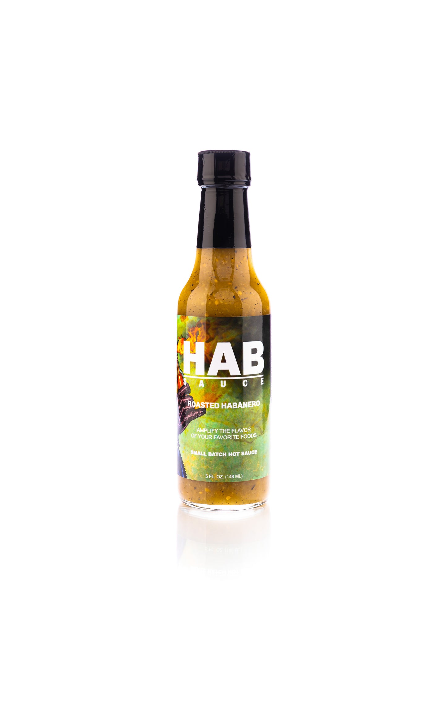 Fire Roasted (Heavy Garlic) Roasted Habanero Hot Sauce